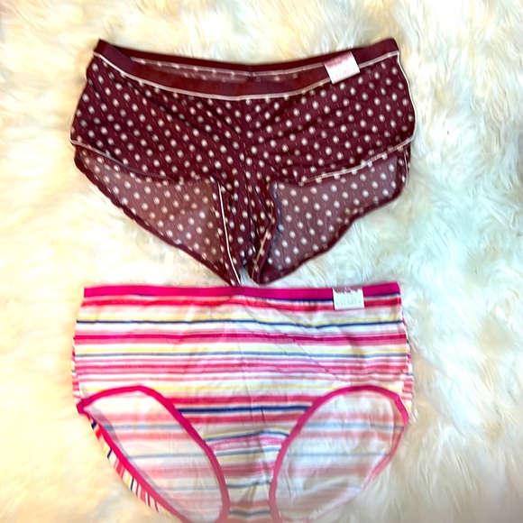 Cacique Intimates & Sleepwear 2 Pair Cacique Panties One Girl Boxer